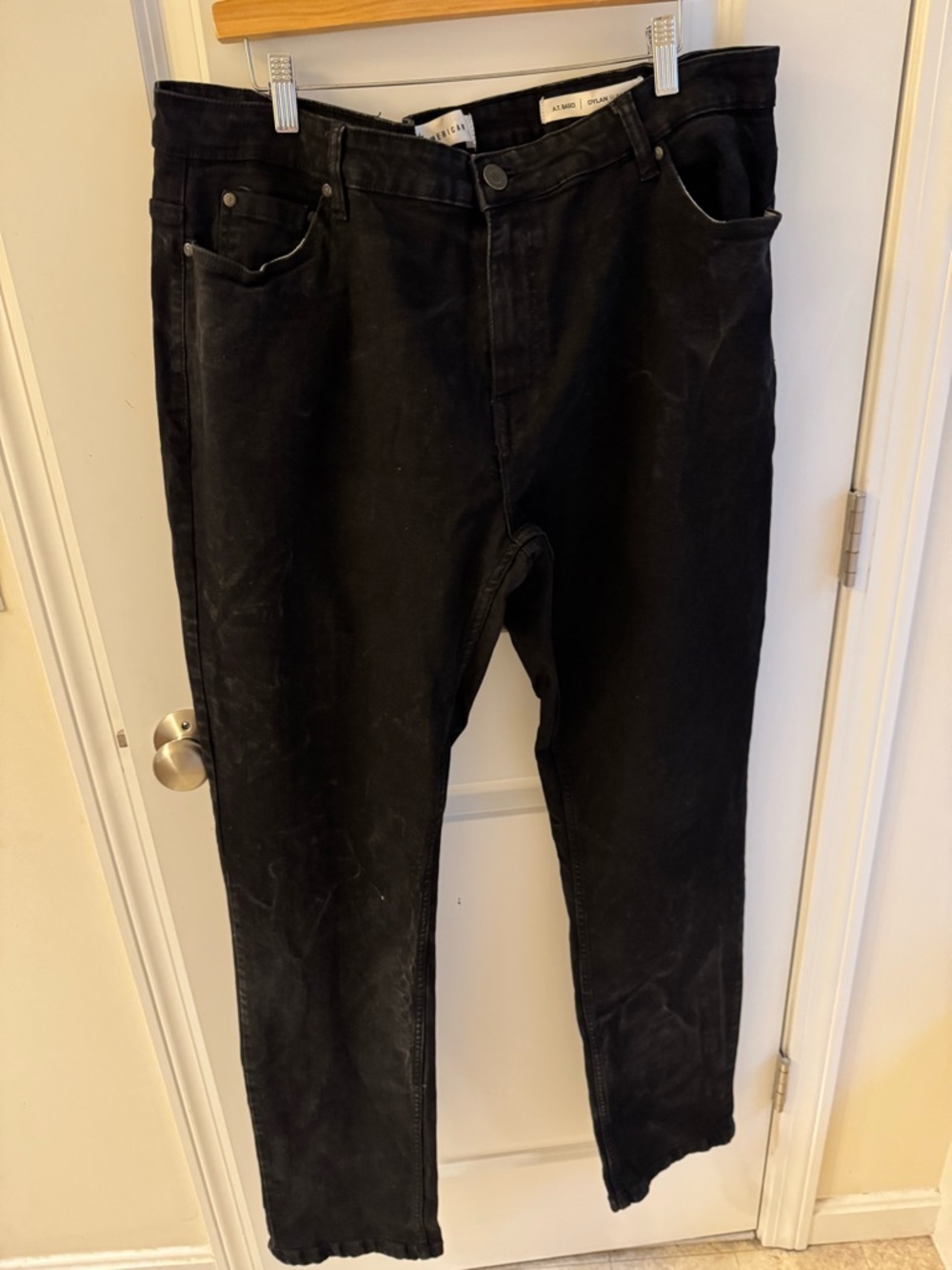 American Tall Men's black denim Jeans - Classic Straight Fit